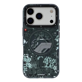 قاب برند Youngkit یانگ کیت ارتشی مدل Camouf Psych مناسب برای Apple iPhone 17 Pro Max
