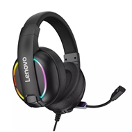 هدفون سیمی گیمینگ لنوو Lenovo HU75 Color LED Adjustable Gaming Headset