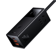 شارژر و چندراهی برق سوپر فست شارژ 30وات بیسوس Baseus PowerCombo 3AC+2U+1C PSLA000102