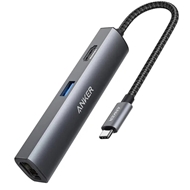 هاب تایپ سی 5 پورت نسل پنج انکر Anker 533 USB-C Hub (5-in-1, Slim) – مدل A8338