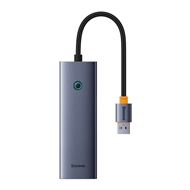 هاب 4 پورت تایپ سی بیسوس Baseus Hub UltraJoy Series 4-Port Type-C B0005280B811-08