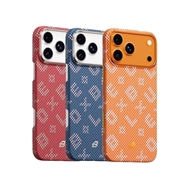 قاب Blueo بلو Gilded Tactile Woven Aramid Fiber Magnetic Case مناسب برای Apple iPhone 17 Pro