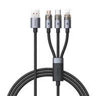 کابل سه سر مک دودو Mcdodo CA-7150 3 In 1 USB Data Cable توان 100 وات طول 1.2 متر