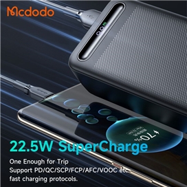 پاوربانک 22.5 وات ظرفیت 30000 مک دودو مدل MCDODO MC-391