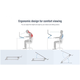 پایه نگهدارنده لپ تاپ نیلکین مدل ProDesk Adjustable