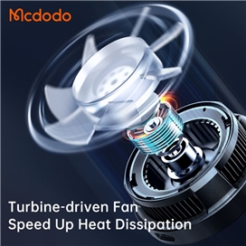 هولدر و شارژر وایرلس و فن خنک کننده مک دودو مدل MCDODO CH-2130 به همراه کابل شارژ