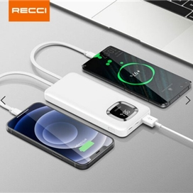پاوربانک دو پورت 10000 فست شارژ رسی Recci Power Bank 10000mAh 22.5W RPB-P16