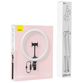 رینگ لایت بیسوس Baseus Live Stream Holder-floor Stand Ring Light CRZB12-B01 پایه 160 سانتی و هولدر