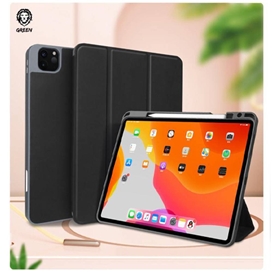 کیف آیپد iPad چرمی Laether گرین Green مدل Vegan (iPad Pro 12.9 (2021))