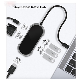 هاب 6 پورت USB-C جی سی پال JCPAL مدل JCP6253