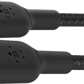 کابل شارژ سریع USB-C به USB-C با روکش بافته بلکین مدل CAB004bt1MBK طول 1متر