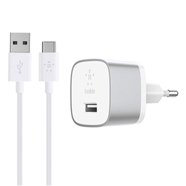 شارژر دیواری بلکین مدل F7U034VF04 به همراه کابل تبدیل USB-C