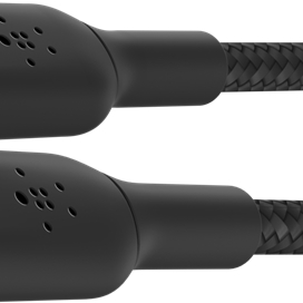 کابل شارژ سریع USB-C به لایتنینگ با روکش بافته بلکین مدل  CAA004bt1MBK طول 1 متر