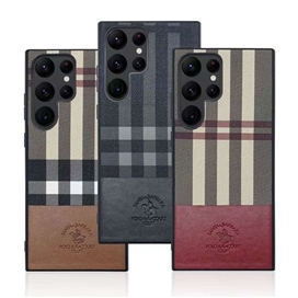 قاب پولو مدل Santa Barbara Polo Plaid مناسب برای Samsung Galaxy S22 Ultra