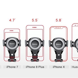 پایه نگهدارنده موبایل بیسوس Baseus Osculum Type Gravity SUYL-XP01