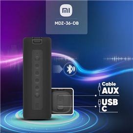 اسپیکر بلوتوث شیائومی Xiaomi Mi Portable Bluetooth Speaker MDZ-36-DB 16W توان 16