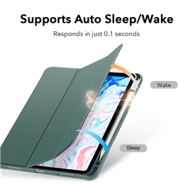 کیف آیپد iPad چرمی Laether گرین Green مدل   Pad Air 4/5 10.9    Vegan