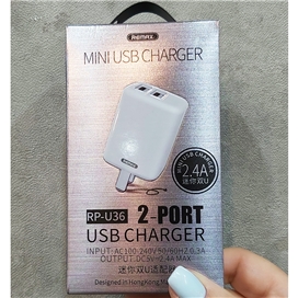 شارژر دیواری ریمکس Remax مدل 2 پورت