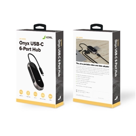 هاب 6 پورت USB-C جی سی پال JCPAL مدل JCP6253