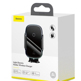 پایه نگهدارنده و شارژر وایرلس بیسوس Baseus Light Electric Car Holder Wireless Charger WXHW03-01