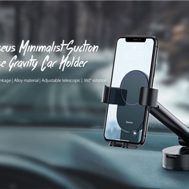 پایه نگهدارنده گوشی بیسوس Baseus Simplism Gravity Car Mount Holder SUYL-JY01
