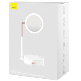 آینه آرایشی رومیزی بیسوس Baseus Smart Beauty Series Lighted Makeup Mirror with Storage Box DGZM-02
