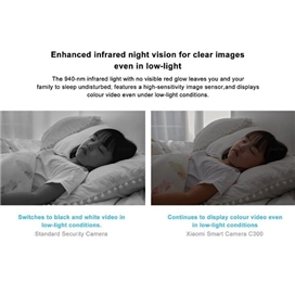 دوربین نظارتی هوشمند شیائومی Xiaomi C300 XMC01 نسخه گلوبال