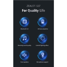 اسپیکر بلوتوثی قابل حمل زیلوت مدل S57