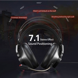 هدفون سیمی گیمینگ Remax RM-810 WarGod Usb RGB Gaming Headphone