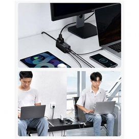 شارژر 65 وات پنج پورت بیسوس Baseus 65W GaN3 Pro PSZM000001