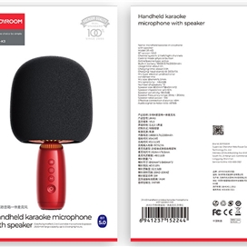 میکروفون بلوتوثی کارائوکه جوی روم Joyroom Karaoke Microphon With Speaker JR-K3