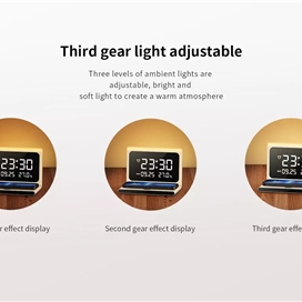 شارژر بی‌سیم و ساعت رومیزی رسی Recci RLS-L12 Perpetual Calendar Wireless Charger