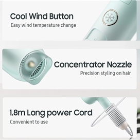 سشوار شیائومی Xiaomi Enchen Air2 Plus Ionic Hair Dryer توان 1800 وات