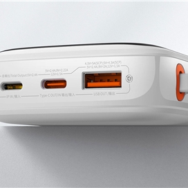 پاوربانک شارژر سریع 22.5 وات به همراه کابل تایپ‌سی 10000 بیسوس Baseus Qpow Pro Fast Charge Power Bank PPQD020101