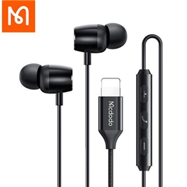 هندزفری سیمی لایتنینگ مک‌دودو MCDODO Earphone Earbuds Audio Lightning HP-1040