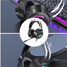 هدفون سیمی گیمینگ لنوو Lenovo Lecoo HT401