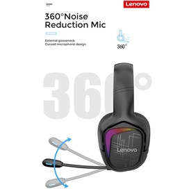 هدفون بلوتوث گیمینگ لنوو Lenovo ThinkPlus G35B Bluetooth RGB Gaming Headset Dual Mode