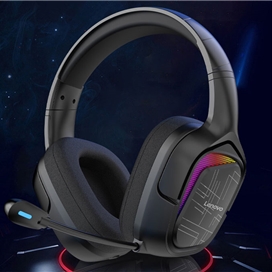 هدفون بلوتوث گیمینگ لنوو Lenovo ThinkPlus G35B Bluetooth RGB Gaming Headset Dual Mode