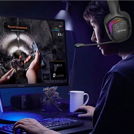 هدفون بلوتوث گیمینگ لنوو Lenovo ThinkPlus G35B Bluetooth RGB Gaming Headset Dual Mode