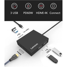 هاب 5 پورت لنوو Lenovo C150 Multifunctional Type C Hub