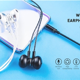 هندزفری سیمی با جک 3.5 میلی‌متری رسی RECCI REP-L03 In-Ear Wired Earphones