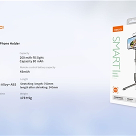 مونوپاد و سه پایه موبایل رسی RECCI RHO-P01 Smart Shooting Phone Holder