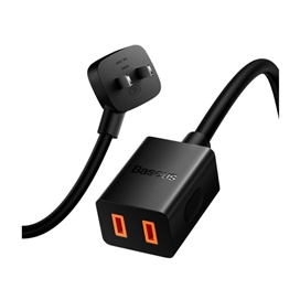 کابل افزایش طول یک متری بیسوس Baseus PowerCombo mini PowerStrip 1AC PSMN000101