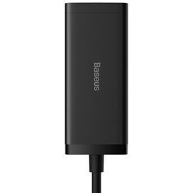 شارژر و چند راهی برق سوپر فست شارژ 100 وات با کابل برق 1.5 متری بیسوس Baseus GaN3 Pro Desktop PSZM000201