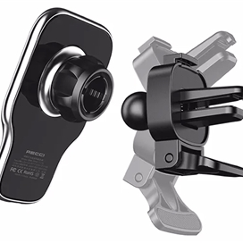 هولدر و شارژر بی سیم موبایل مگنتی داخل خودرو رسی Recci CAR HOLDER RHO-C15