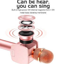 میکروفون بی سیم و هولدر گوشی جویروم Joyroom JR-MC3 Wireless Microphone with Mobile Holder