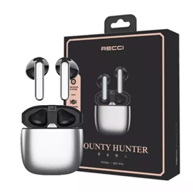 هندزفری بی سیم فلزی رسی Recci W42 Bounty Hunter TWS wireless earphone Bluetooth