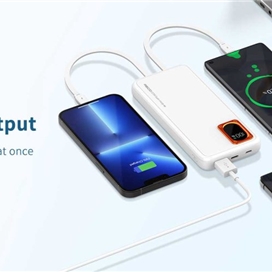 پاوربانک دو پورت 10000 فست شارژ رسی Recci Power Bank 10000mAh 22.5W RPB-P28