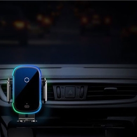 پایه نگهدارنده و شارژر وایرلس بیسوس Baseus Light Electric Car Holder Wireless Charger WXHW03-01