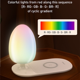 شارژر وایرلس و چراغ رومیزی الدینیو Ldnio Y3 توان 15 وات